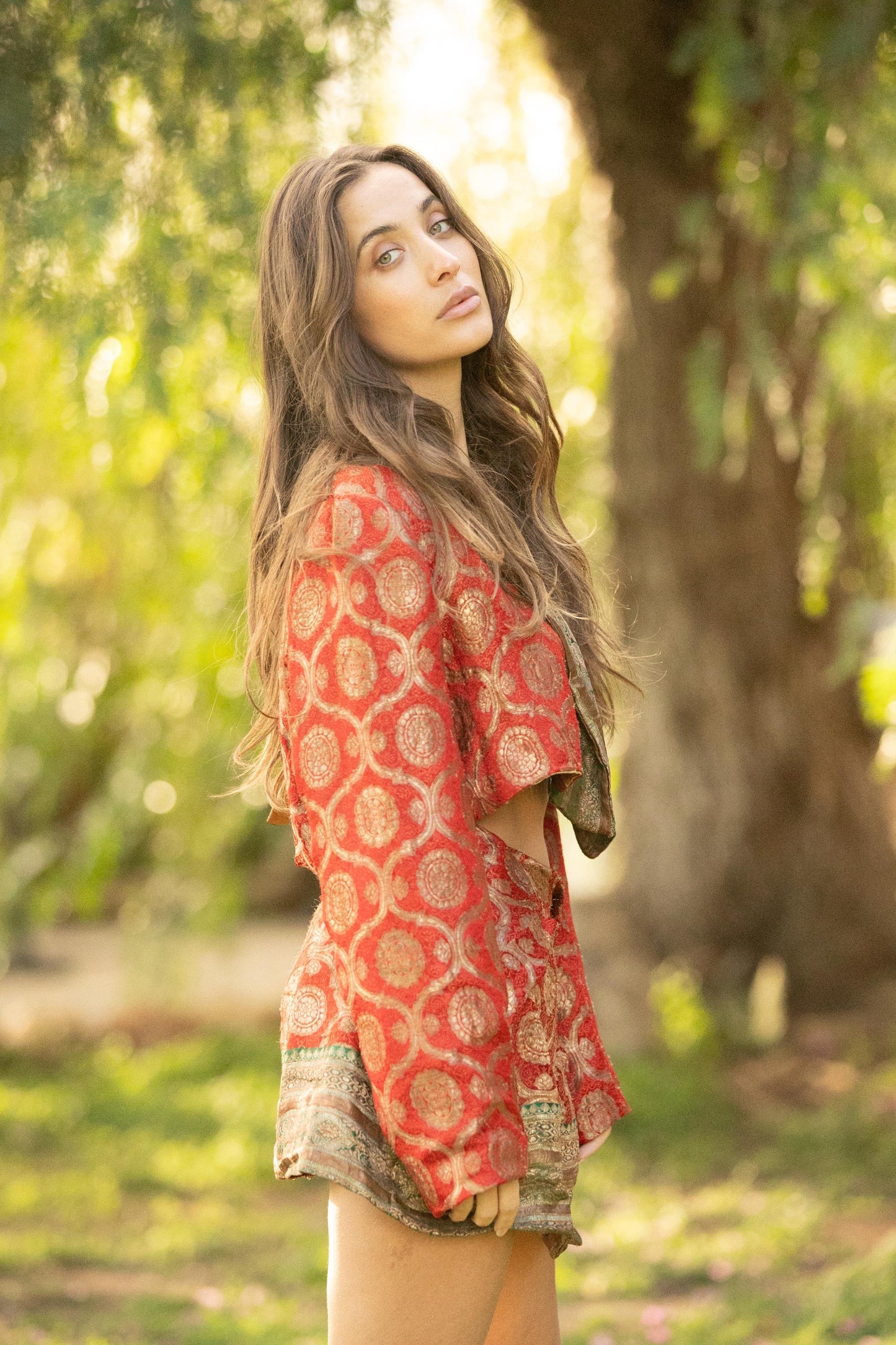 Athena in silk