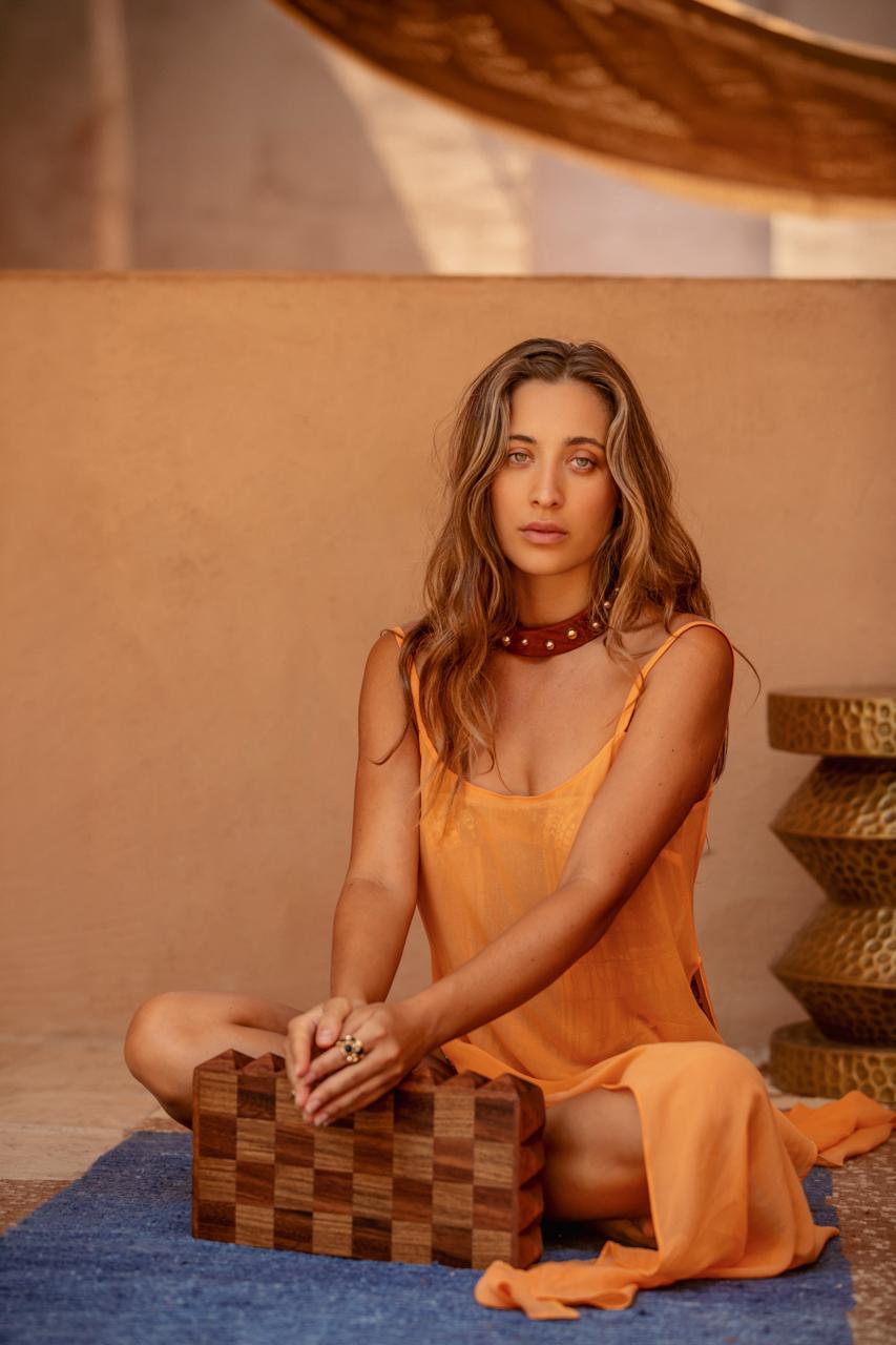 Isis sundress  - Tangerine