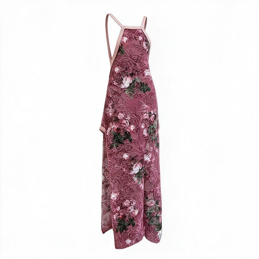 Kate Dress - silk & velvet floral